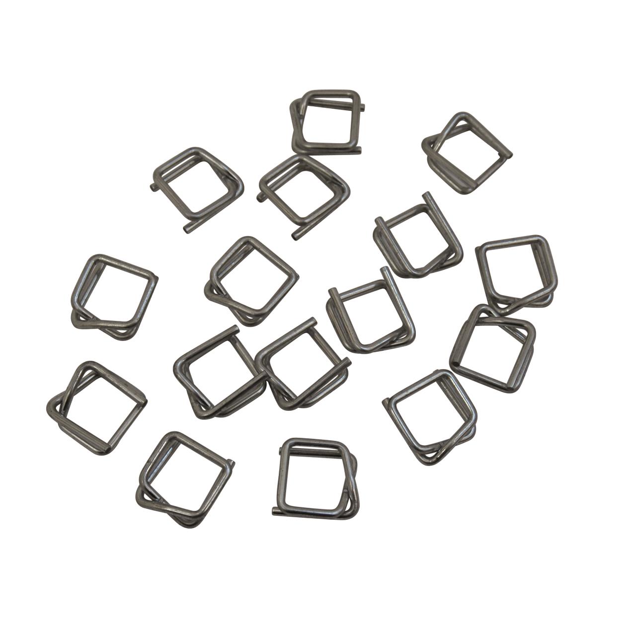 Verschlussklemmen, verzinkt, 500 Stück